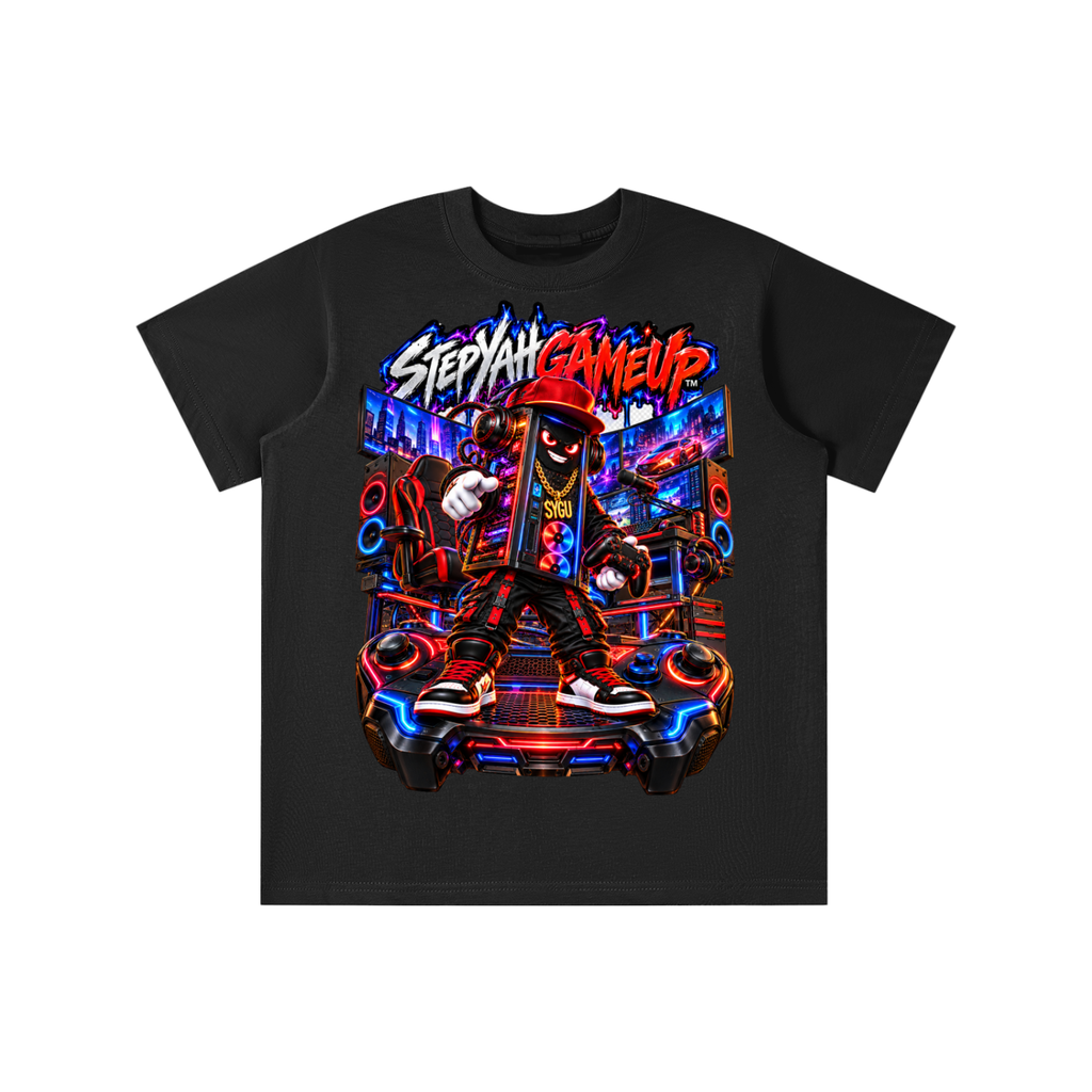 StepYahGameUp™ PC Tower Graphic T-Shirt - Youth Unisex Tee