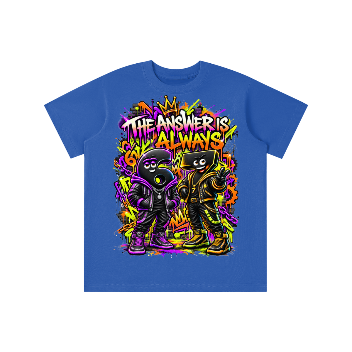 6-7 Street Mode™ Graphic T-Shirt - The Answer Is Always 6-7 - Youth Unisex Tee
