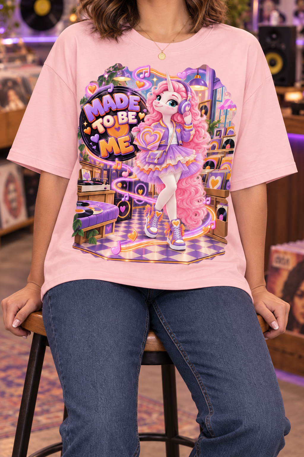 Umyrica Magical Collection™ Made to Be Me Oversized Graphic T-Shirt - Unisex