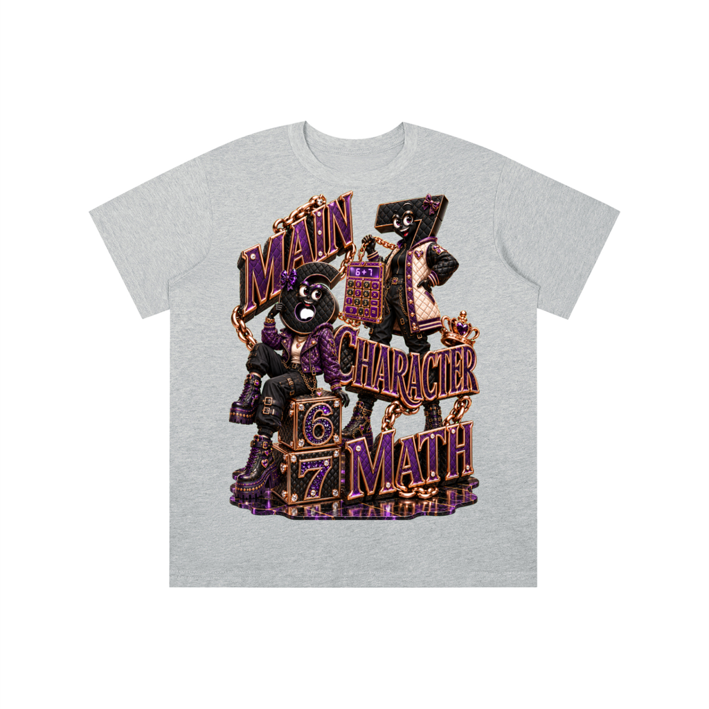 6-7 Street Mode™ Main Character Math Graphic T-Shirt - Youth Unisex Tee