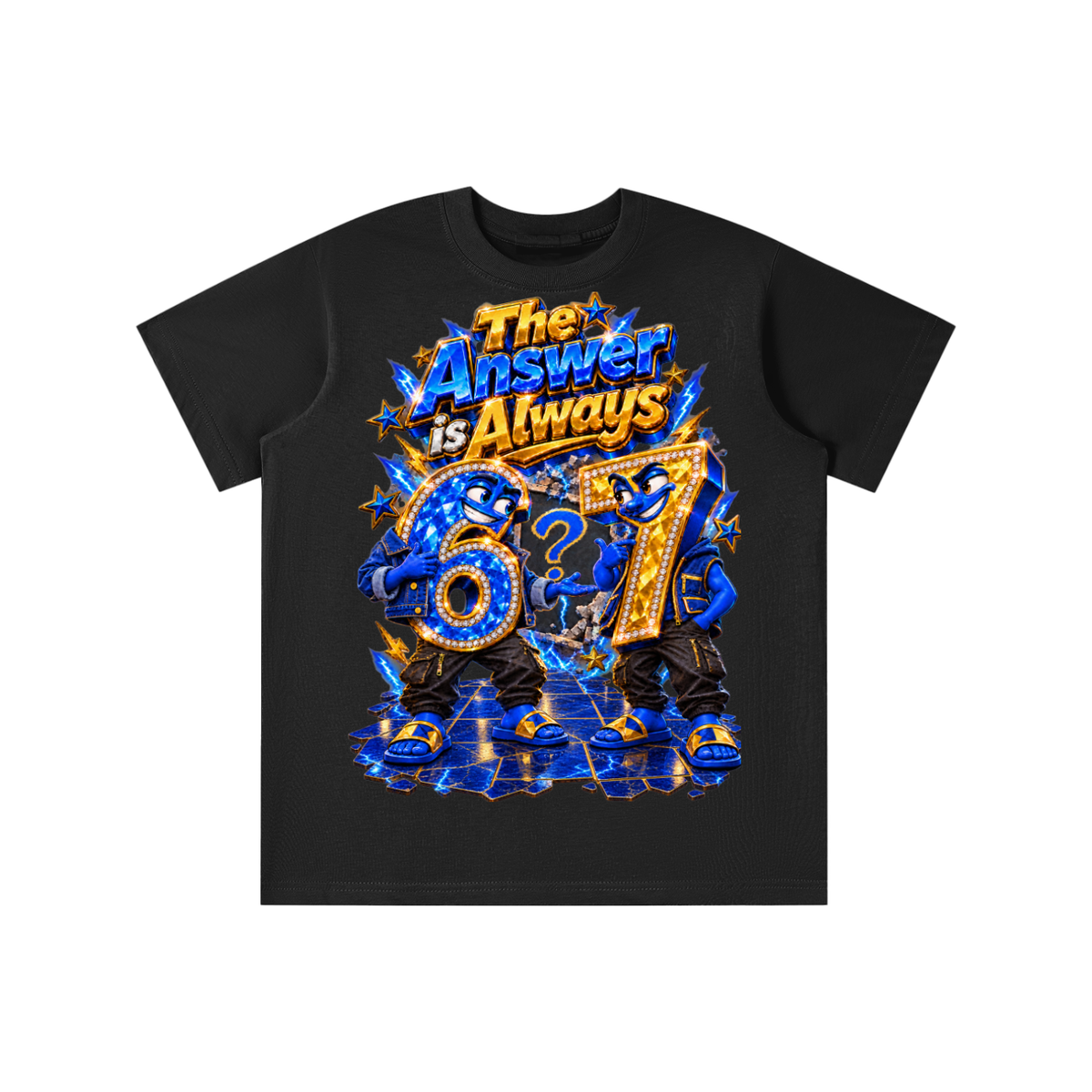 6-7 Street Mode™ The Answer Is Always 6-7 Graphic T-Shirt - Youth Unisex Tee