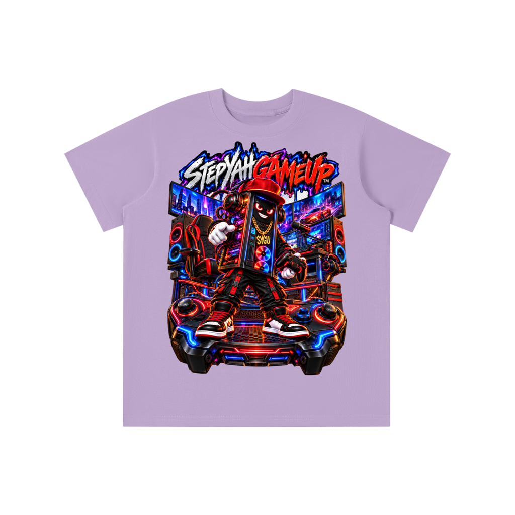 StepYahGameUp™ PC Tower Graphic T-Shirt - Youth Unisex Tee
