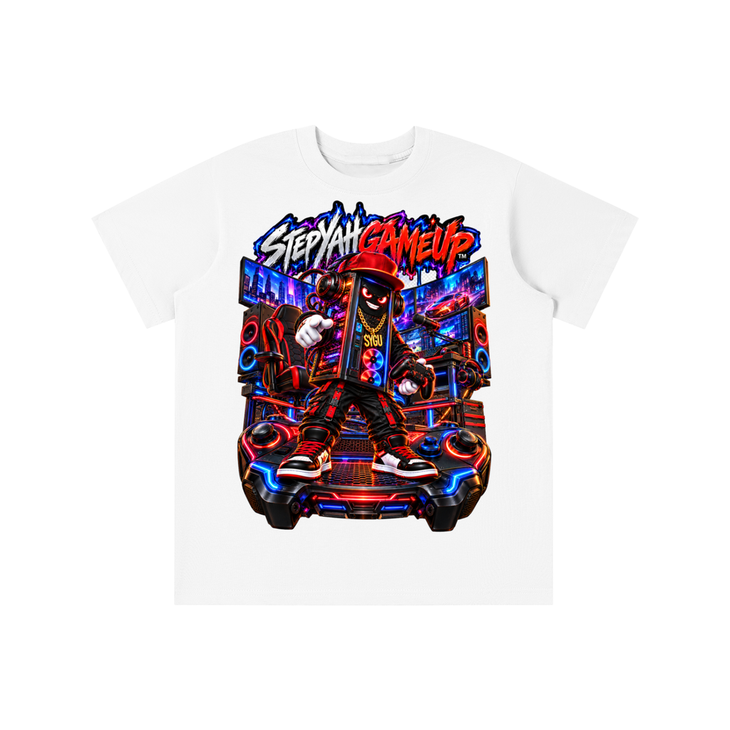 StepYahGameUp™ PC Tower Graphic T-Shirt - Youth Unisex Tee