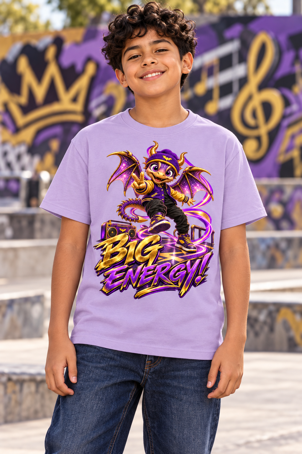 Lil Fantasy Legends™ Big Energy! Graphic T-Shirt - Youth Unisex Tee